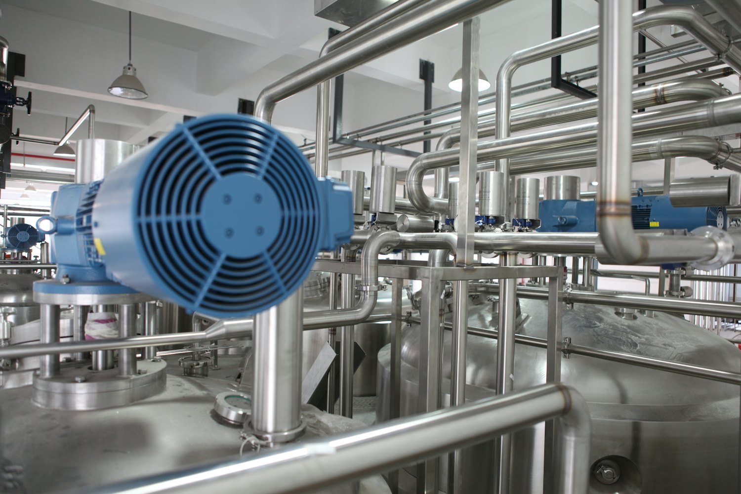 Hygienic stainless-steel food process plant engineered by Cheminsight